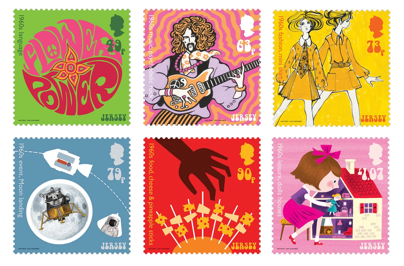 jersey post stamps look back to the 60s sepac stamps