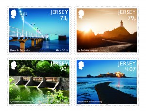 JERSEY BRIDGES & CAUSEWAYS STAMPS MINT SET