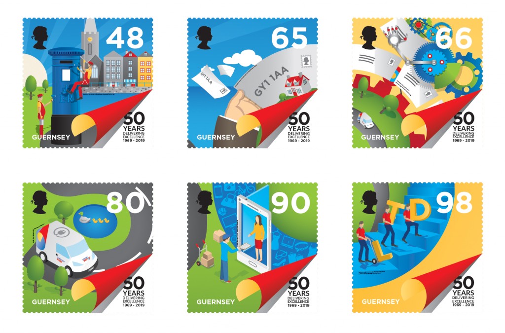 Postal Independence Set of 6