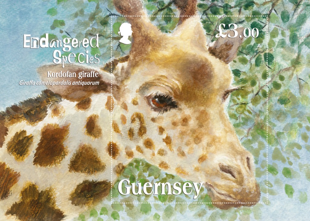 Kordofan Giraffe Mini Sheet