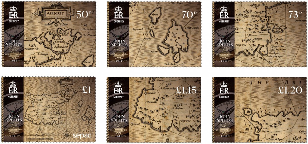 Old Maps Set of 6