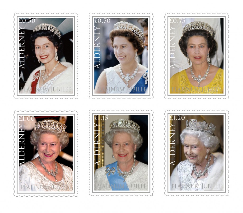 Queens Platinum Jubilee stamp set