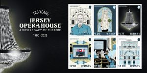 Jersey Opera House 125 Years souvenir sheetlet