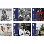 HRH The Princess Royal's 75th Birthday stamp set